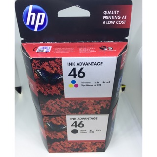 HP INK หมึกพิมพ์ HP 46 สี ดำ