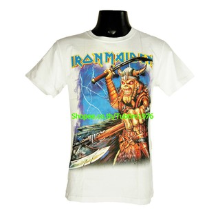 เสื้อยืดสุดเท่เสื้อวง Iron Maiden เสื้อยืดวงดนตรีร็อค เสื้อวินเทจ ไอเอิร์นเมเดน ไอร่อน IRN8079Sto5XL