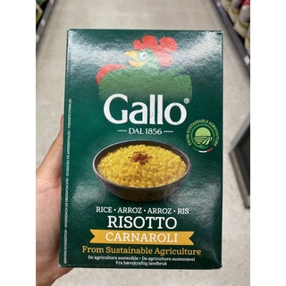 ข้าวพันธุ์ อิตาลี ตรา ริสโซ่กาโล 500 G. Carnaroli Risotto Rice ( Riso Gallo )