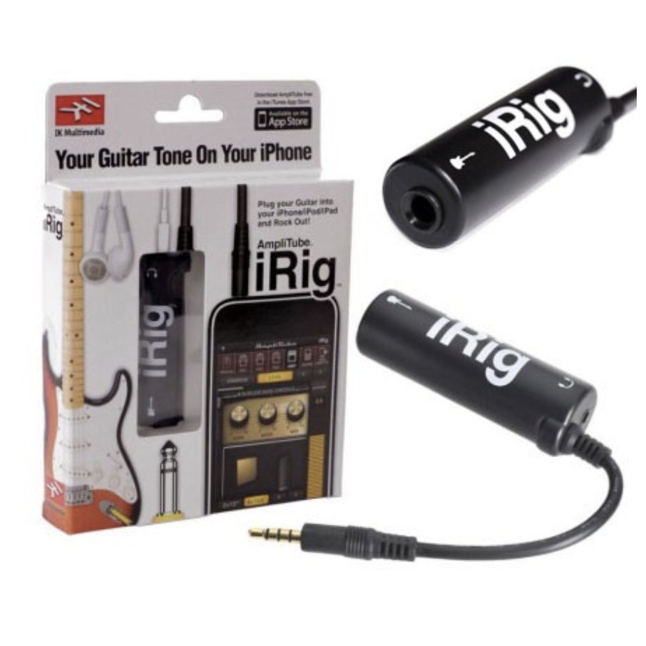 iRig AmpliTube Effect Guitar อุปกรณ์เพิ่มเอฟเฟคเสียงต่อกีต้าร์ กับ iPhone (Black)