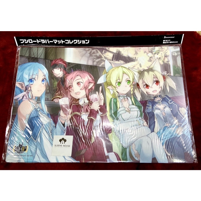 [Playmat Bushiroad 0007] Rubber Mat Collection Sword Art Online Phantom Barrett Group - Playmat,เพลแ