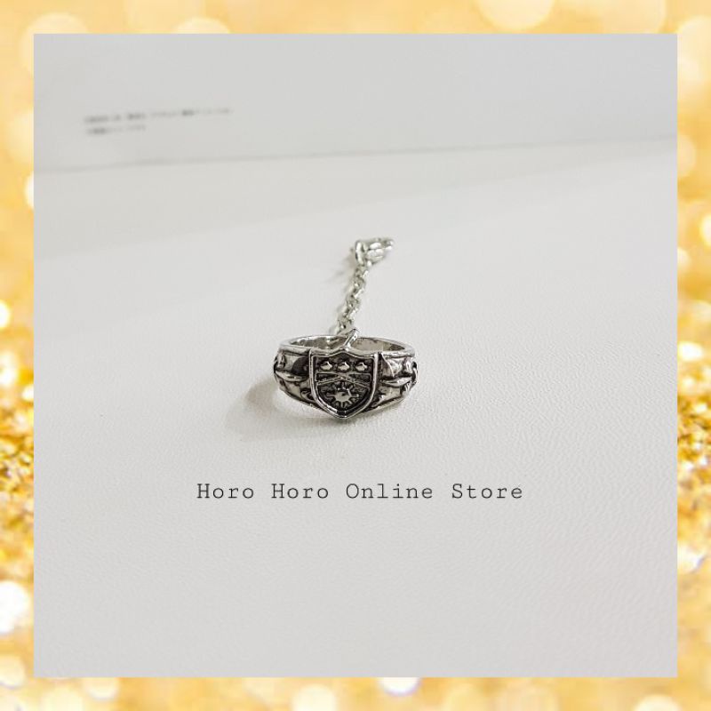 💛🖤 กาชาปอง รีบอร์น 💛🌞 แหวนพวงกุญแจ ธาตุอรุณ ซาซางาวะ เรียวเฮ 🌞💛 Gashapon Vongole Ring V1 Sunny ☀️ - 