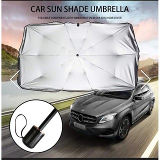 ร่มกันแสงUVหน้ารถ light parasol car