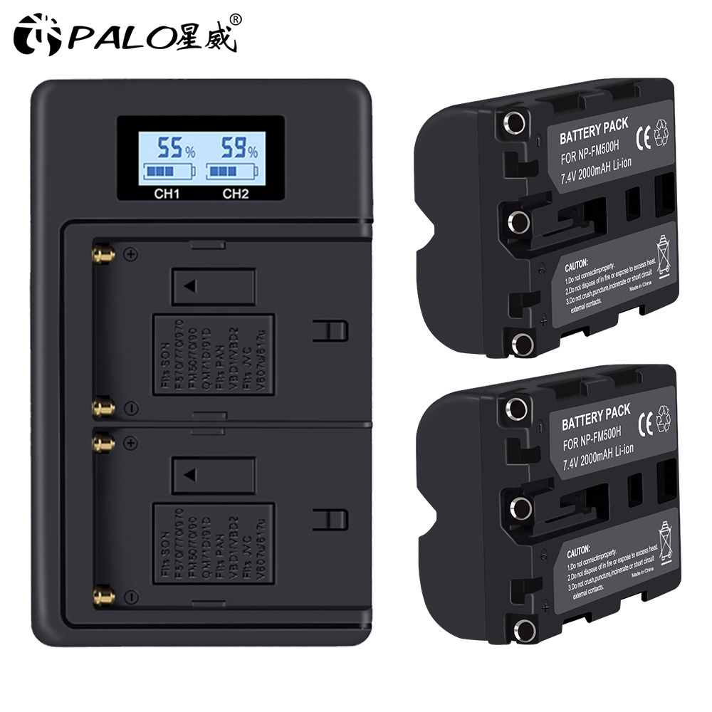 NP-FM500H NP FM500H NPFM500H Camera Battery For Sony A57 A58 A65 A77 A99 A550 A560 A580 Battery L50 