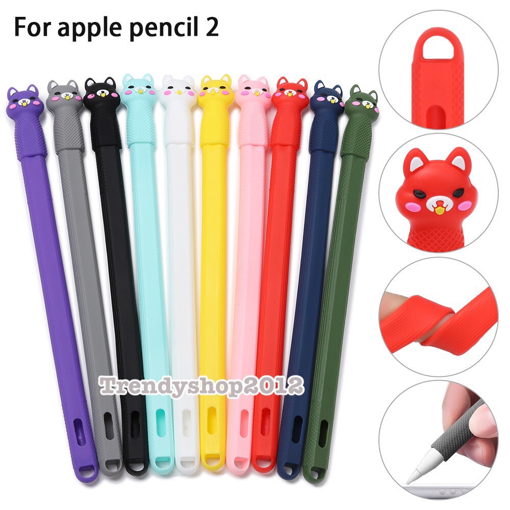 🐹พร้อมส่งจากไทย เคสปากกาซิลิโคนการ์ตูน Apple Pencil 2 เก็บเงินปลายทางได้💚