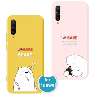 Bears Huawei P40 Pro Plus Case Y5P Y6P กรณี Y7P Y8P Mate 10 20 30 Lite P20 30 Lite Y9 Prime 2019 Nova 2i 3i 3e 4e 4 5 5i 5T 6 7 SE 7i Pro Soft Phone Casing