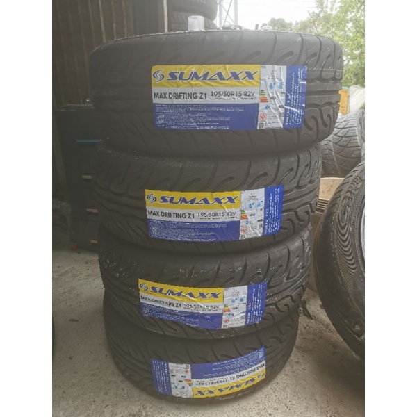 ยางใหม่​Sumaxx.​195/50/R15. ยางรถเก๋งขอบ15​