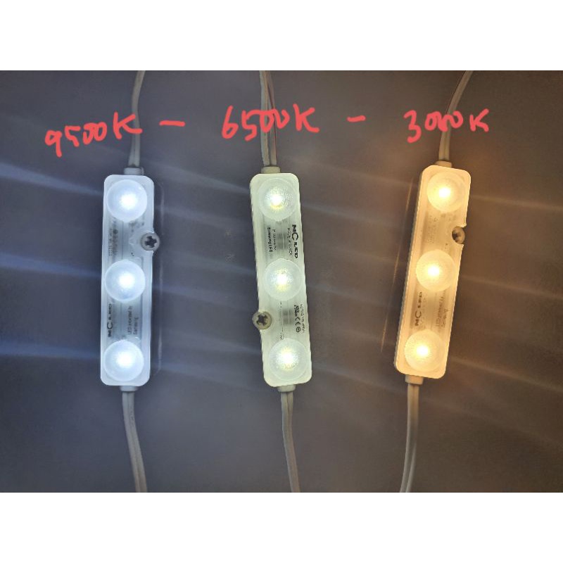 ไฟป้าย led module โมดูล NCLED HW-ECO3S 1.2Watt 12V แสงขาว 9500K 6500K Samsung 2835chip กันน้ำ IP68 รับประกัน3ปี