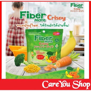 Fibermate Crispy ขนมผักผลไม้อบกรอบ แบบถุง ขนาด 15 กรัม