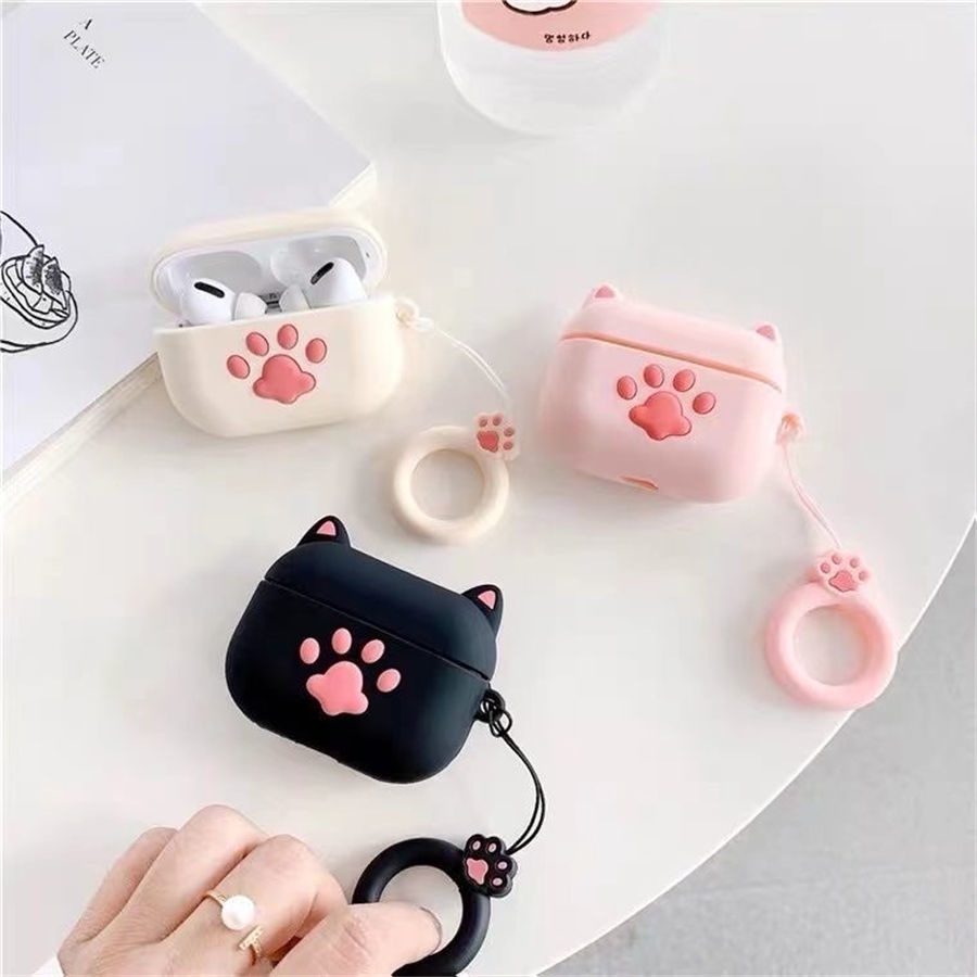 เคสหูฟัง ลายกรงเล็บแมวน่ารัก สร้างสรรค์ สําหรับ AirPods 3 AirPods (3rd) AirPods3 AirPods Pro AirPods1 2 2021 เคส