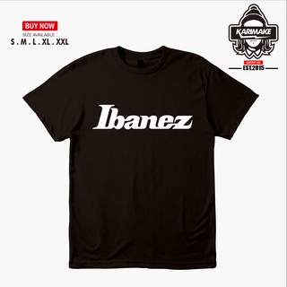 เสื้อยืด พิมพ์ลายโลโก้ Ibanez Music สําหรับผู้ชายสามารถปรับแต่งได้