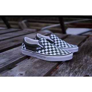 Vans Classic Slip-on (Checkerboard) thyme/true white