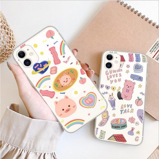 เคสซิลิโคนสำหรับโทรศัพท์รุ่น iPhone11/11Pro 11pro Max X XR XS XS MAX 6 7 8 plus #202