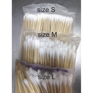 ไม้พันสำลี ขนาด 6 นิ้ว Cotton Swab ห่อละ 100 ก้าน มี 3 ขนาด S,M,L