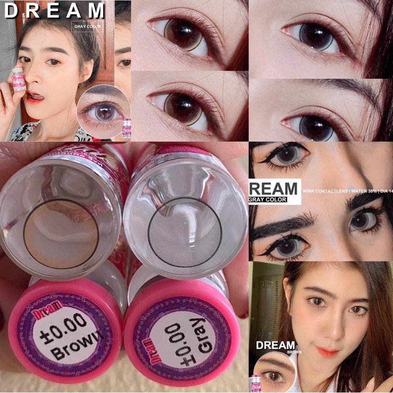 🚩Dream Gray/Brown⚡️0.00-6.50⚡️บิ๊กอาย/ตาโต Winklens