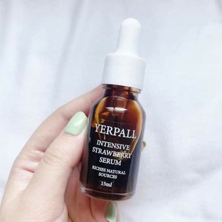 🍓เซรั่มสตอเบอรี่YERPALL INTENSIVE STRAWBERRY SERUM ลดสิว ลดรอยดำรอยแดง กระชับรูขุมขน ปรับผิวให้ขาวใสขึ้นผิวแพ้ง่ายใช้ได้