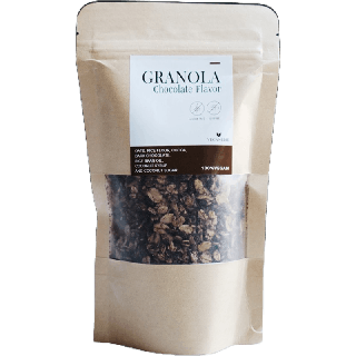 กราโนลาร์ดาร์กช็อคโกแลต Vegan Dark Chocolate Granola ตรา Veganerie