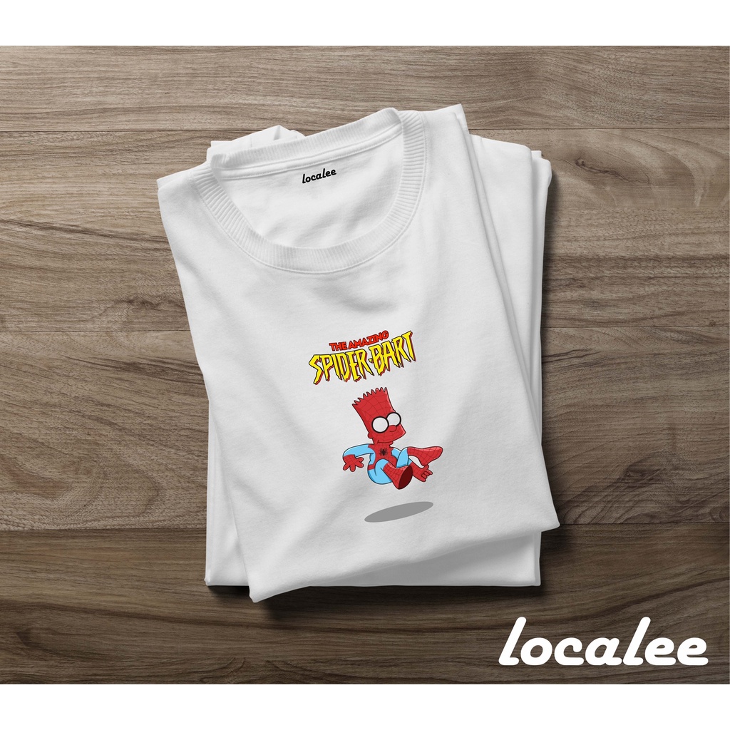 THE AMAZING SPIDER BART- BART SIMPSON SPIDEY COSTUME TSHIRT- เสื้อยืด UNISEX-FUNNY- เสื้อยืด FUNNY