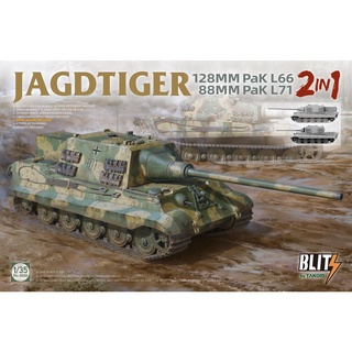 พลาสติก โมเดล ประกอบ BLITZ By TAKOM สเกล  1/35 JAGDTIGER (2 in 1)  (8008)