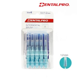 แปรงซอกฟัน Dentalpro I-Shaped interdental brush ขนแปรงนุ่ม แพคละ 10 ชิ้น (ขนตรง)
