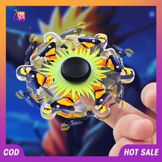 SM TIKTOK Popular Running Fidget Spinner Glow Ready Stock Multiple Hand Top Spinners Spin Dynamic Gyro Decompression Stress Relief Toys Adults Kids Naruto, Sasuke, Goku, Spaceman, Pikachu ปลายนิ้ว Gyro