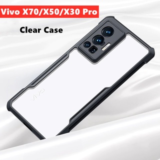 เคสโทรศัพท์มือถือ TPU แบบใส ป้องกันเลนส์ กันกระแทก สําหรับ Vivo X50 X30 Pro X50Pro X30Pro