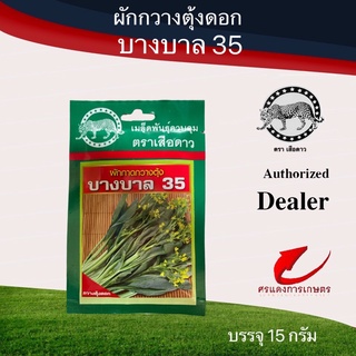 เมล็ดพันธุ์ ผักซองเล็กเสือดาวกวางตุ้งบางบาล35