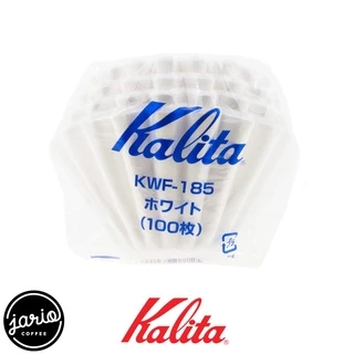 Jario x Kalita Wave กระดาษกรองกาแฟแบบหยัก 100 แผ่น KWF-155/185 Kalita Wave Coffee Filter 100 Sheets