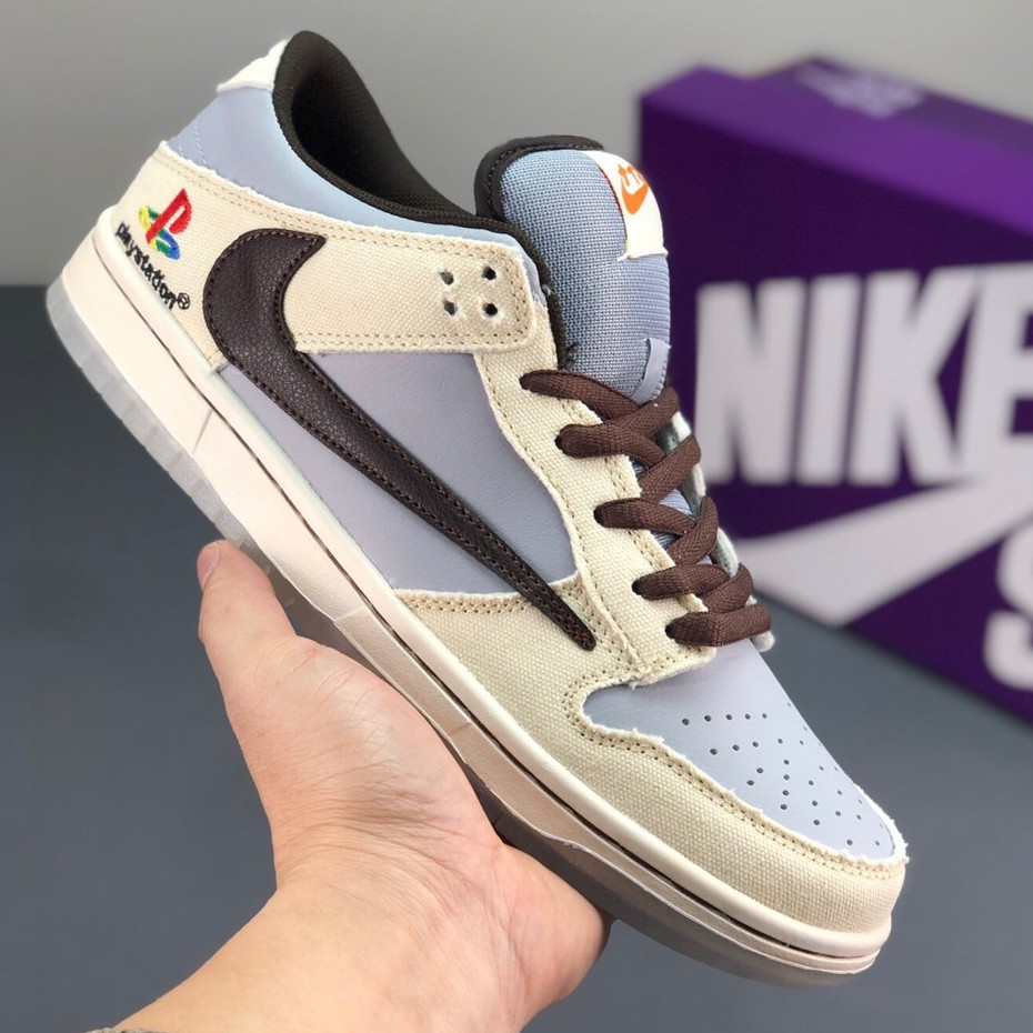 รองเท้า Nike SB Dunk x Playstation x Travis Scott ✅มีเก็บเงินปลายทาง SB8