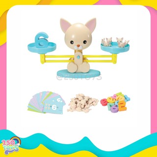 250TOYS ตาชั่งน้องหมา ตาชั่งแมว  Puppy Up ตาชั่งหมา ตาชั่งแมว นับเลข เสริมพัฒนาการ สื่อการเรียนรู้เรียนรู้คณิตศาสตร์