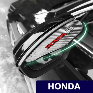 【 HONDA / ฮอนด้า 】คิ้วกันฝนกระจกมองข้างรถยนต์คาร์บอนไฟเบอร์ 2 ชิ้น