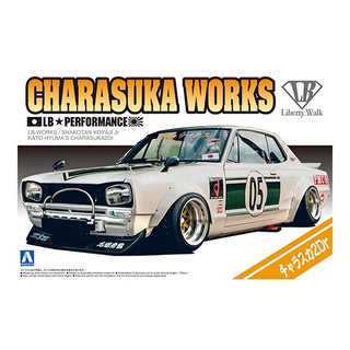 Aoshima 1/24 Charasuka Works LB-Works Shakotan Koyaji Jr. / Kato Hyumas Charasuka 2dr.