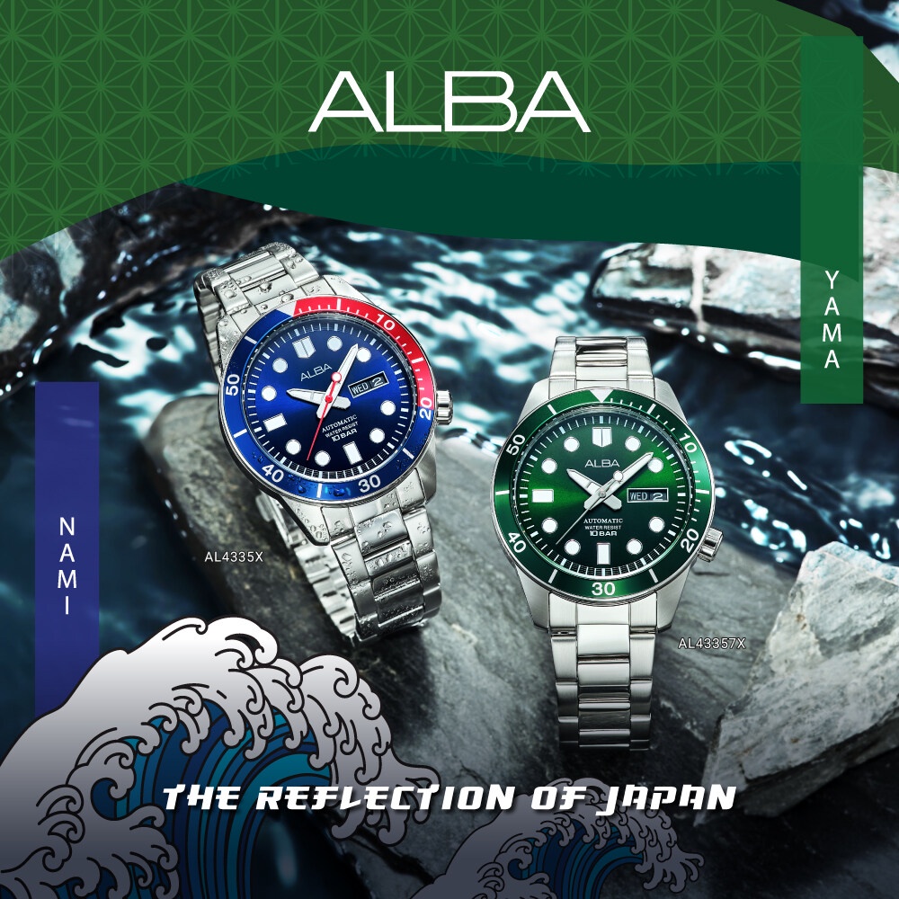 นาฬิกา NEW ALBA GENT THAILAND CREATION รุ่น AL4335X1 AL4335X AL4335 น้ำเงิน / AL4337X1 AL4337X AL433