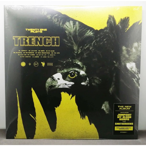 แผ่นเสียง Twenty One Pilots ชุด Trench 2LP Black Vinyl *แผ่นใหม่ มือหนึ่ง ซีล (Sealed) พร้อมแพ็คจัดส