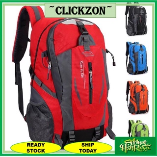 READY STOCK✨ CLICKZON 40L Travel Outdoor Hiking Backpack Knight Bag Shoulder Beg Travel Bags