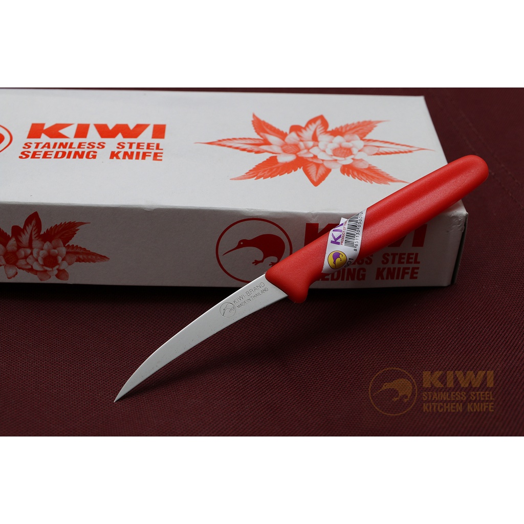 มีดทำครัว KIWI(กีวี่) #001 ของแท้ มีดผ่า มีดแกะสลัก คว้าน ด้ามพลาสติก  คมที่สุด ราคา ถูกที่สุด ดีลบีเคเค แกลเลอรีภาพที่ 4