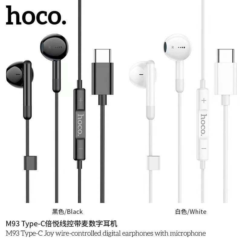 Hoco M93 หูฟัง​สำหรับ​เจ็ก​TypeC​ ใหม่ล่าสุด​ แท้100%