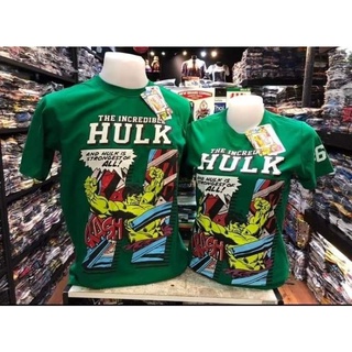 เหลือแค่ไซส์ S เสื้อยืดลาย Hulk สีเขียว