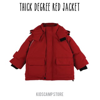 Thick degree red jacket