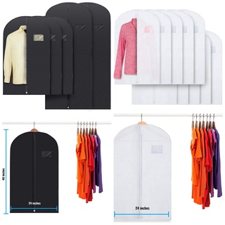 ถุงคลุมเสื้อผ้า Garment Bags Suit Bag for Travel and Clothing, Dress Shirts, Coats (Plixio®) ผ้าคลุมเสื้อผ้า เสื้อสูท