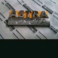 สัญลักษณ์โลโก้ Astra Toyota Agya และ calya ดั้งเดิมจากรถยนต์ Gress