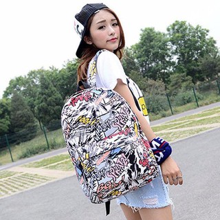 MiStyles เป้สะพายหลัง กระเป๋าผู้หญิง Woman Fashion Bag Shoulder Backpack รุ่น 1782 - Multi