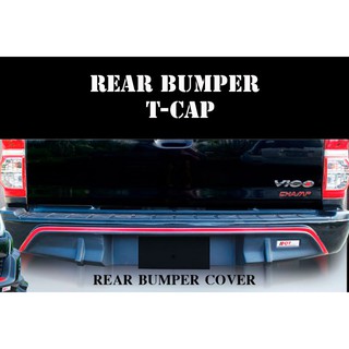 REAR BUMPER ครอบกันชนท้าย VIGO CHAMP 2012-2015 (CAB/4 ประตู)