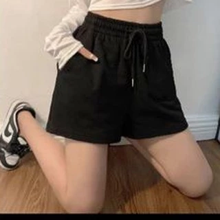 🚀ส่งเร็ว🚀M-3XL💕ใหม่+ราคาถูกที่สุด💕กางเกงขาสั้น กางเกงวอร์มขาสั้นเอาขอบยางยืด สไตส์เกาหลิโพลีเนือดีผ้าใส่สบายมาก