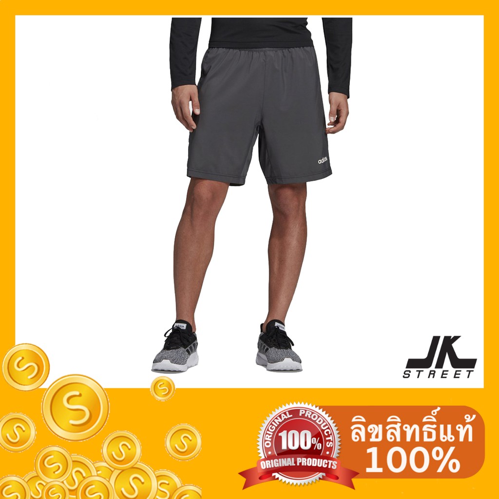 [โค้ด 15X5FE ลด 15%] กางเกงขาสั้น adidas Design 2 Move Climacool สีเทา DW9569 ลิขสิทธิ์แท้ กางเกงกีฬา กางเกงวิ่ง