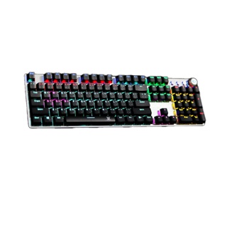 คีย์บอร์ด NUBWO X28 Sorcerer RGB Mechanical Switch Blue/Brown สินค้ามือสอง มีประกันให้ สภาพดี ไม่มีกล่อง สินค้าพร้อมใช้งาน ⚡