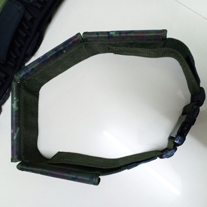 เข็มขัดกระสุนลูกซอง ใส่กระสุนได้จำนวน 24 นัด ความยาว 34 นิ้ว ปรับความความออกได้ถึงประมาณ 44 นิ้ว (ดำ/เขียว/ดิจิตอล/พราง) - รูปที่ 3