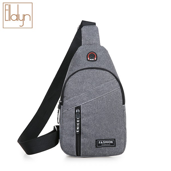 กระเป๋าคาดอก สะพายไหล่แฟชั่นผู้ชาย ปรับสายได้ รุ่น XH-9505