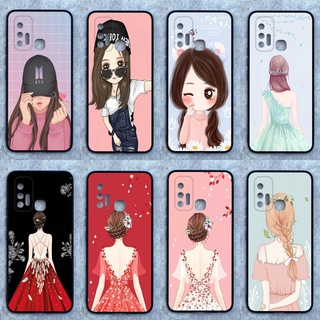 เคส Vivo Z6 ลายผู้หญิง ขอบนิ่มหลังแข็ง เคสมือถือ เคสโทรศัพท์ Case เคส TPU ขอบนิ่มหลังแข็ง ไม่ขูดตัวเครื่อง ไม่กัดขอบ