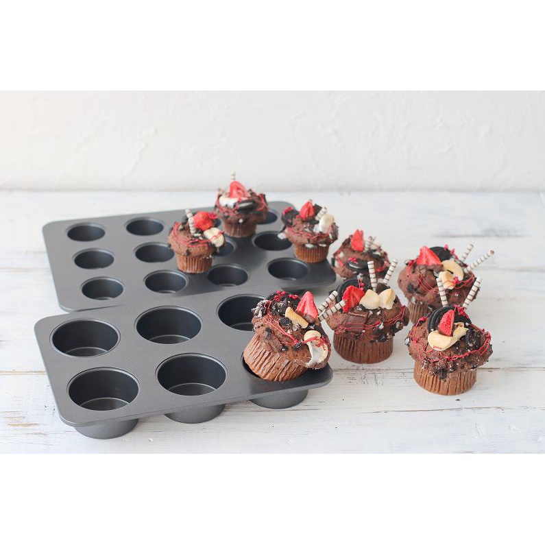 COTTA ถาดอบมัฟฟินฐานตรง / ถาดอบมัฟฟินญี่ปุ่น Cotta Muffin Pan ของแท้